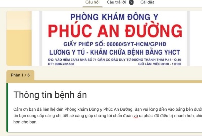   MẪU BỆNH ÁN  2024