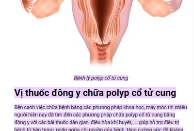 CHỮA POLYP TỬ CUNG BẰNG ĐÔNG Y 